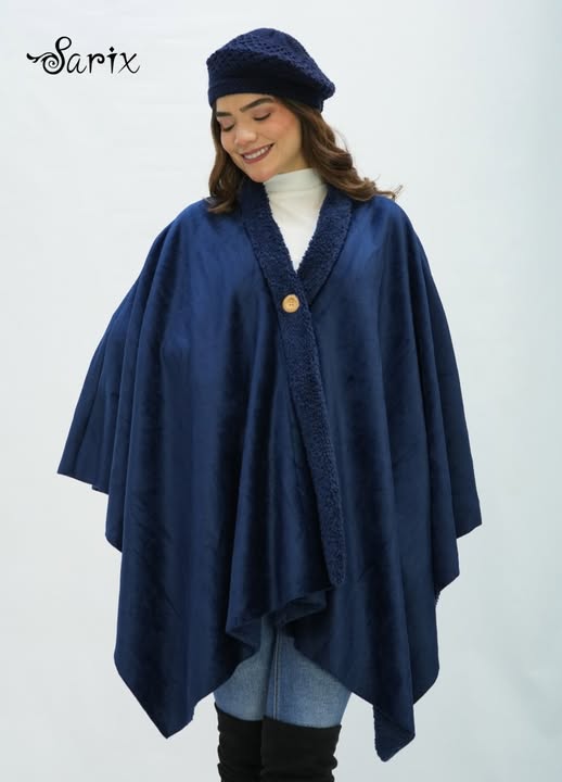 Poncho azul