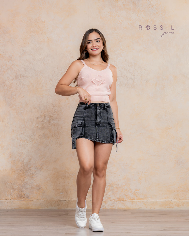 short falda cargo