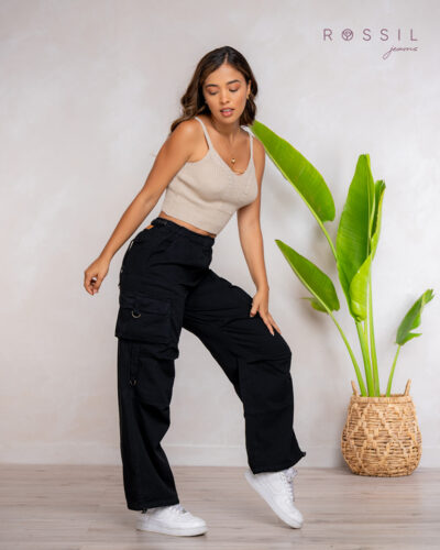 pantalones cargo mujer