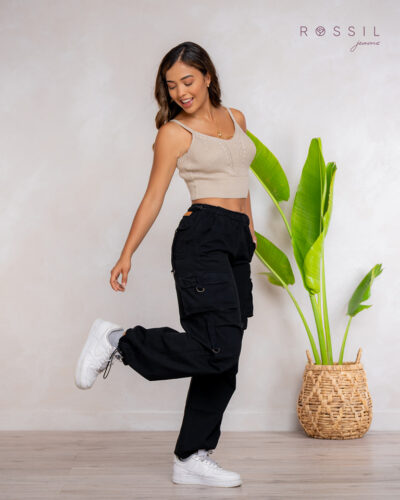 pantalones cargo mujer