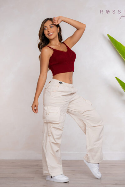 pantalones cargo mujer