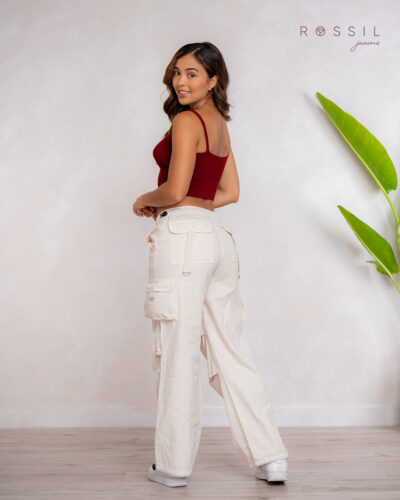 pantalones cargo mujer
