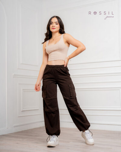pantalones cargo mujer