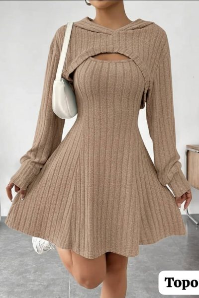 Vestido corte corazon