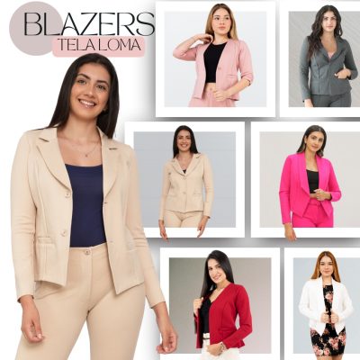 Blazer color entero