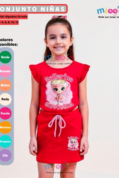 Conjunto Polo falda short