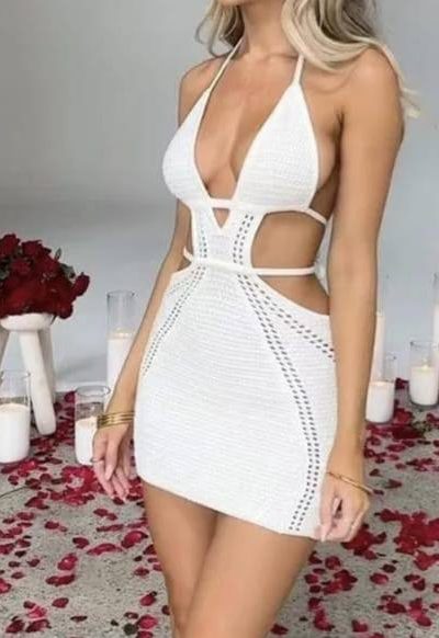 vestido tejido