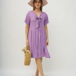 vestido lila