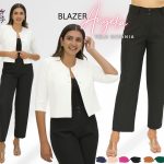 blazer blanco modelo angela